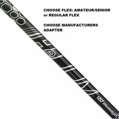 UST Mamiya Helium Black 3, 5 Or 7 Fairway Wood Shaft – Choose Flex & Adapter